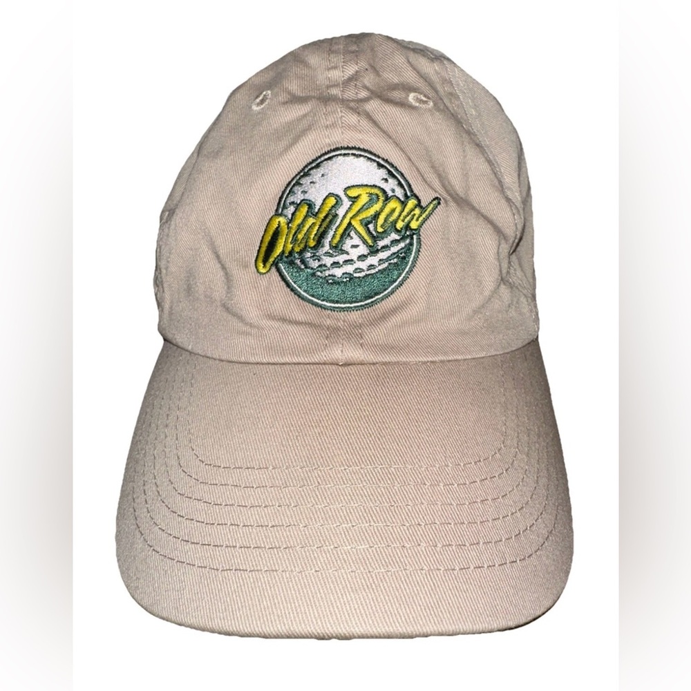 Old Row Golf Ball Hat Mens Dad Hat Ball Cap Adjustable Back 100% Cotton Outdoor